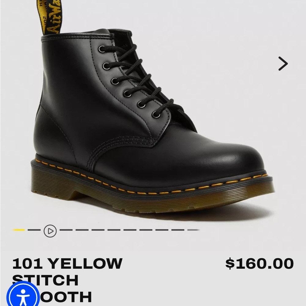 Dr. Martens Black Leather Boots